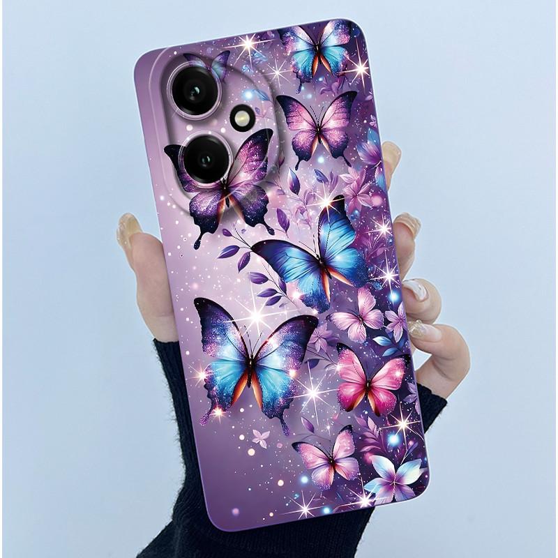

For Honor 400 Pro Case For Honor 400 Phone Cover Fashion Simplicity Painting Soft Liquid Silicone Bumper Protective Shell Cases Honor 400