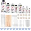 3:1 Epoxy Resin Set Kit AB Crystal Glue Jewelry Making Transparent Mixed Clear DIY Resin Mold Jewelry Crafs 100g/280g/400g/1000g