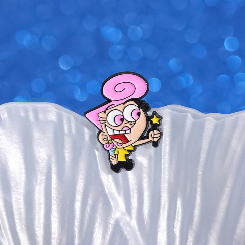 Unique Anime Cartoon Character Alloy Brooch Vibrant Decorative Metal Pin For All