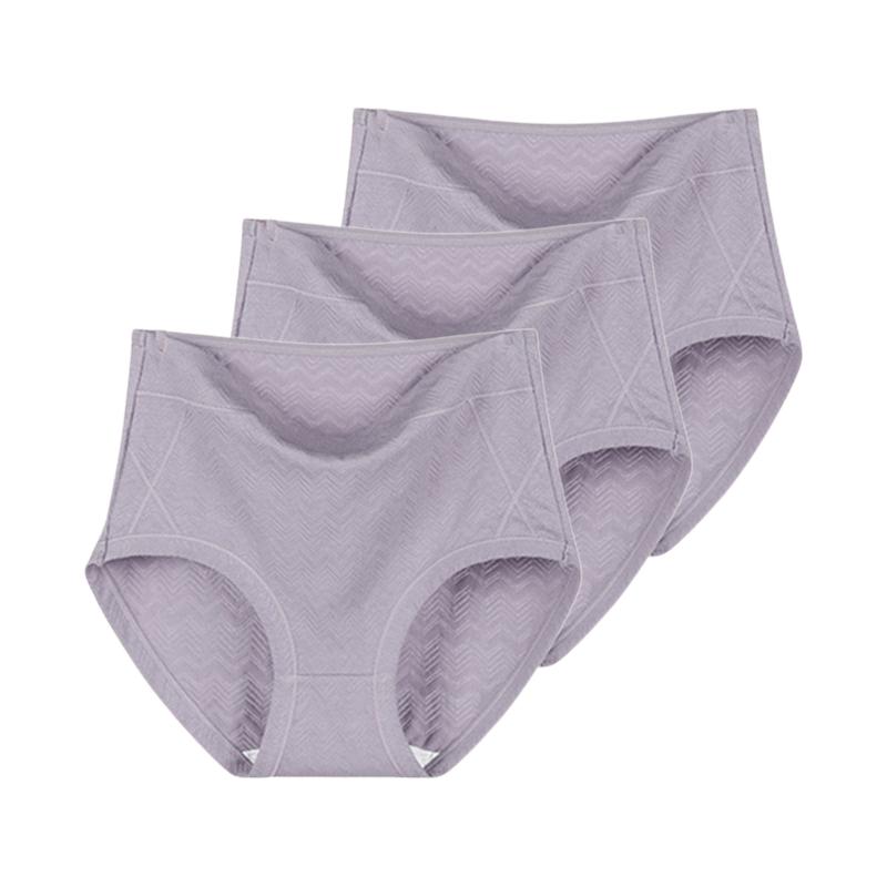 3 Pieces Women's Briefs Big Size Lingerie Cotton Undies Underwear High Waist Panties Underpants XL 2XL 3XL 4XL 5XL 6XL