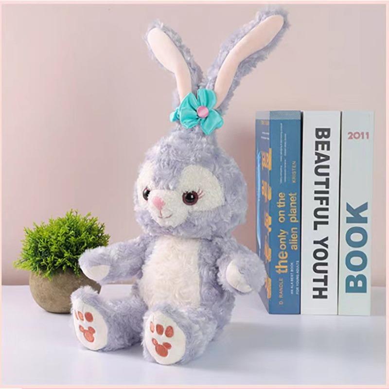 Cartoon Purple Stellalou Plush Doll Anime Disney Pink Rabbit Doll Linabell Plush Toys For Girls Lovely Birthday Gift Toy