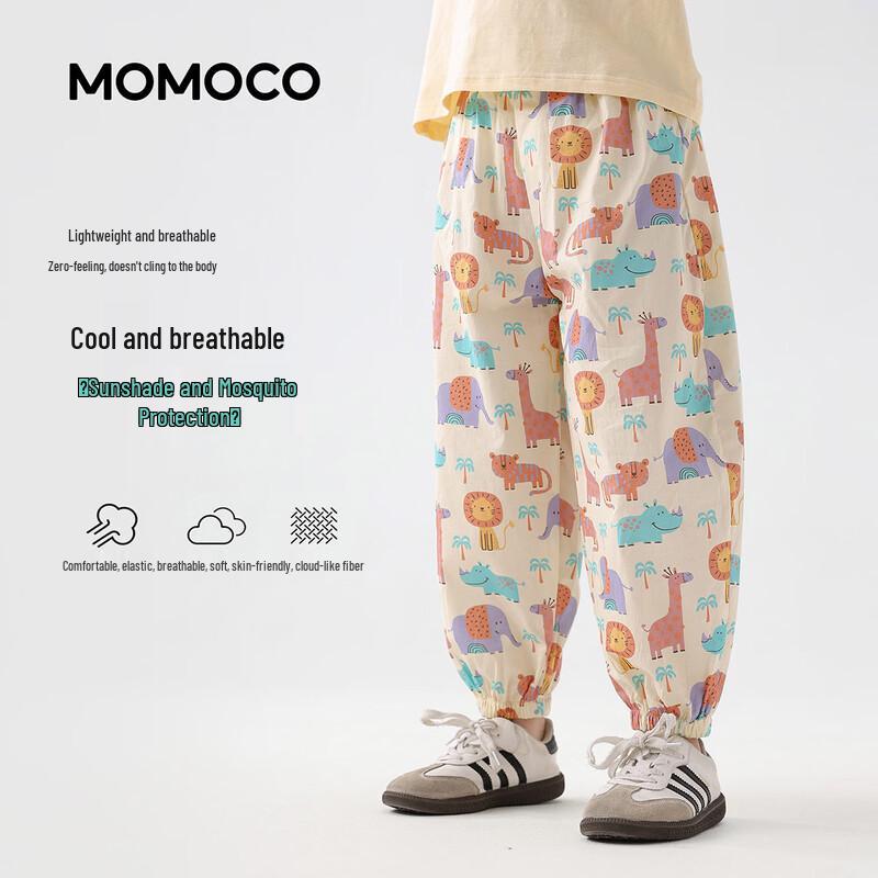 MOMOCO Boy s Summer Anti-Mosquito Casual Woven Pants 130