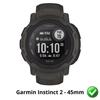 Screen Protector for Garmin Instinct 2 - 45mm [6 Pack] Ultra Thin Resistant Protective Plastic Film Phonillico