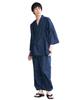Samue All Season Relaxing Japanese Clothing [ON NISHIKI] Men's Japanese Workwear Set, Seasons, 100% Cotton, Loungewear, Size L Color Naby