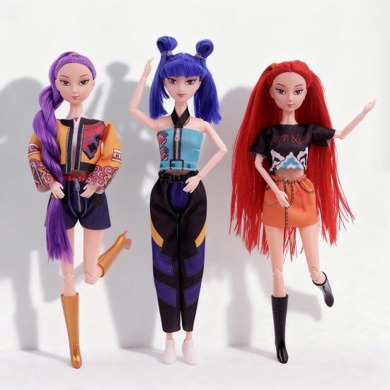 K-pop Demon Vinyl Doll PVC Action Figure Popular Anime Characters Toy Cake Topper Table Decor for Kids Fans