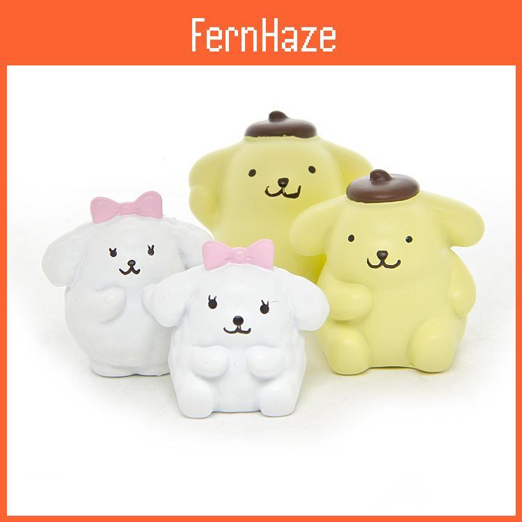 Resin Cute Pompompurin Couple Diorama With Miniature Succulents For Gift And Home Decor