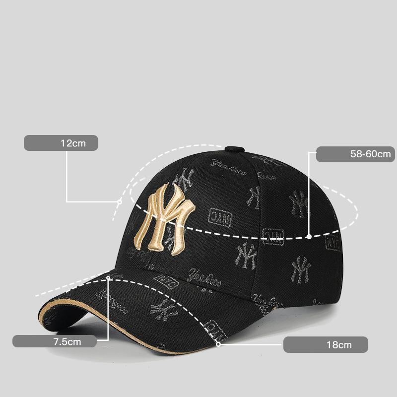 Frühlings- und Herbst-Sonnenschutz-Baseballkappen, Herrenmode, Lässig, Leichter Luxus, Kappen, Damen