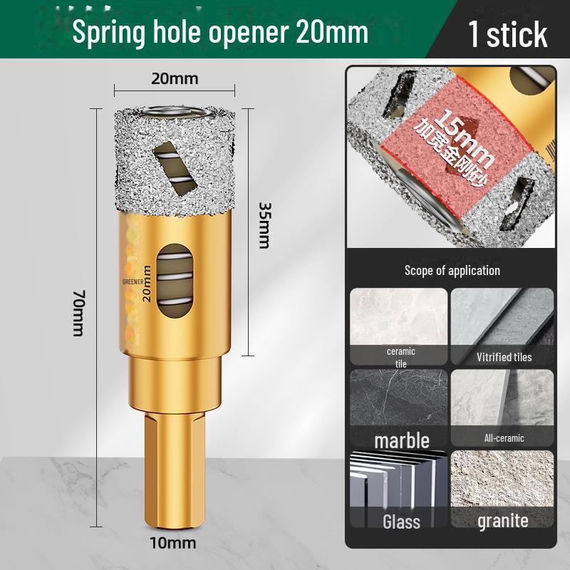 Green Forest Ceramic and Glass Tile Drill Bit