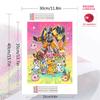 Digimon Adventure Group Art Set Pattern  3pcs 100% Round Full Drill 5D DIY Diamond Painting Embroidery Cross Stitch Rhinestone Décor