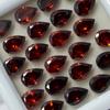 Natural CERTIFIED 6 Pcs Sapphire Orange Pear Cut Loose Gemstone 7x5 Mm Lot Aq-3636