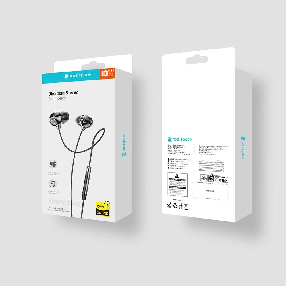 Obsidian Stereo Earphones 3.5mm 