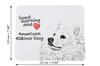 American Eskimo Dog, American Spitz - mouse pad with print, personalized dog-themed mouse pad, unique gadget for an office worker by Art-Dog brand