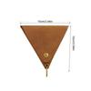 Solid Color Triangle Coin Purse Korean Style Card Storage Bag Simple Small Item Bag  Women