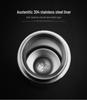 304 Stainless Steel 500ml Smart Temperature Display Insulated Cup with Tea Strainer