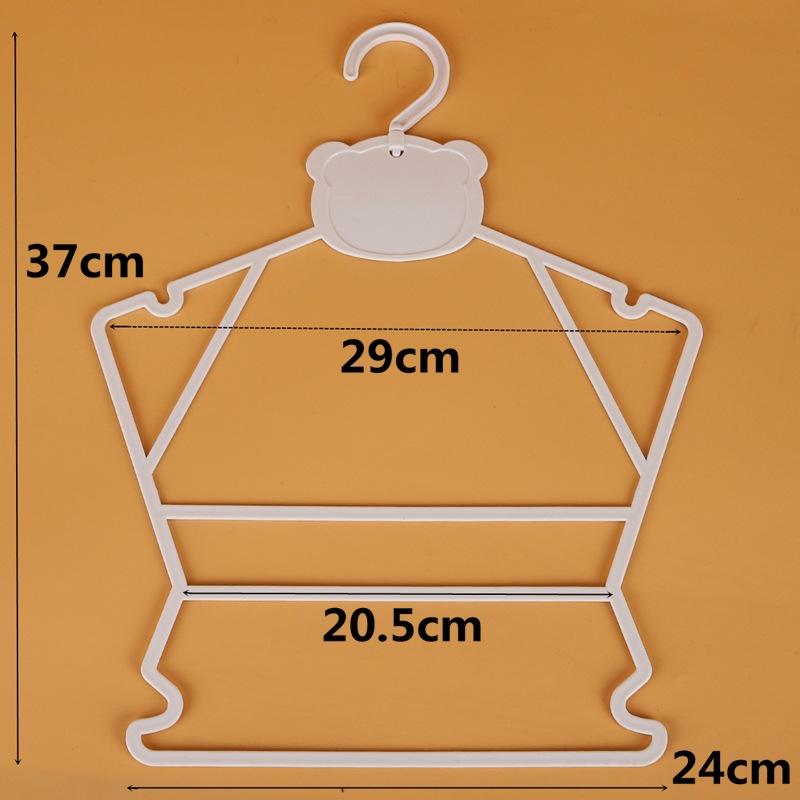 

Поворотный крючок Детская вешалка-комбинезон Детская одежда Качественная поддержка одежды Детская вешалка Вешалка для комбинезона белый