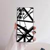 E-Evh Guitar Pattern Phone Case For Samsung Galaxy S25 S24 S22 S23 Ultra S21 S20 Plus 5G Frosted Non-Slip Full Cover Soft Case