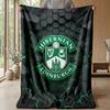 Hibernian FC Morbida Coperta in Pile di Flanella Leggera Accogliente Calda Coperta da Divano Letto Decorazione per la Casa