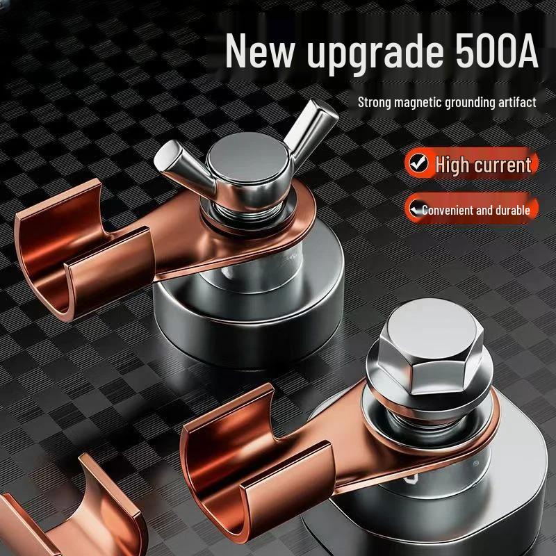 Powerful Magnetic Welding Ground Clamp - Burn-Proof Manual Welder Tool