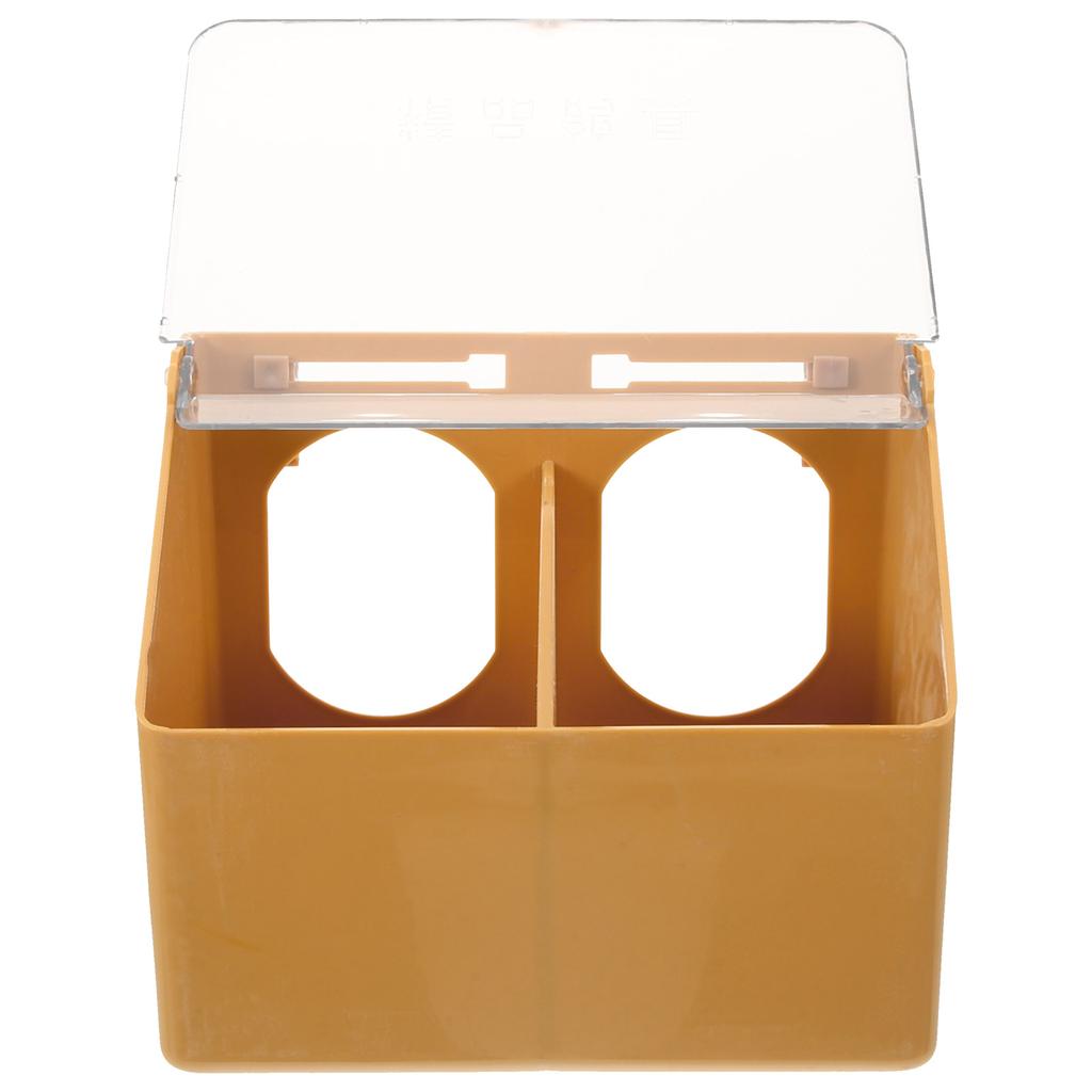 Pigeon Feed Box Bird Cage Accessories Hanging Parrot Feeder Food Dispenser Container