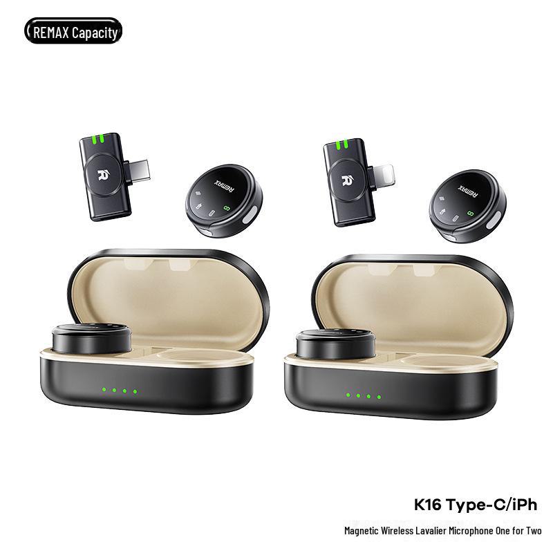 Remax Wireless Noise-Reduction Microphone for Outdoor Live Broadcasts and Interviews