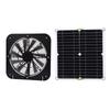 Solar Powered Exhaust Fan 100W 10 Inch Solar Vent Fan Kit for Kitchen Pet House Chicken Coop Greenhouse