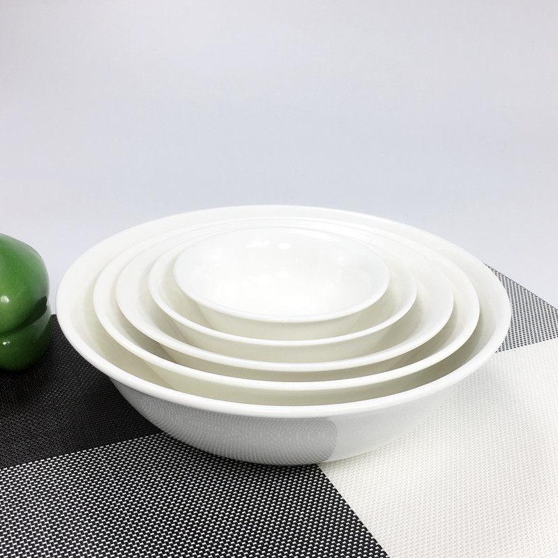 Pure White Ceramic Douli Bowl