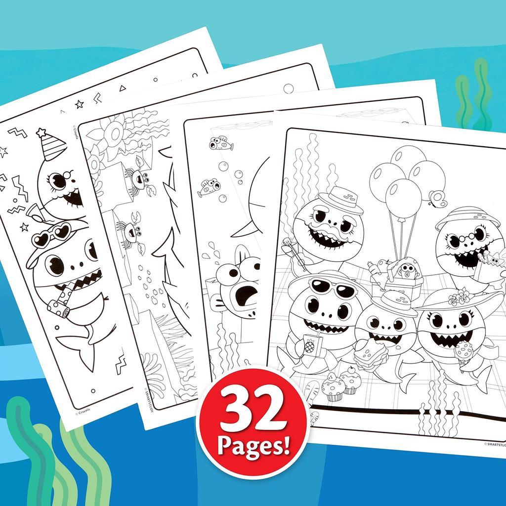 Crayola Baby Shark Coloring Book 04-0813