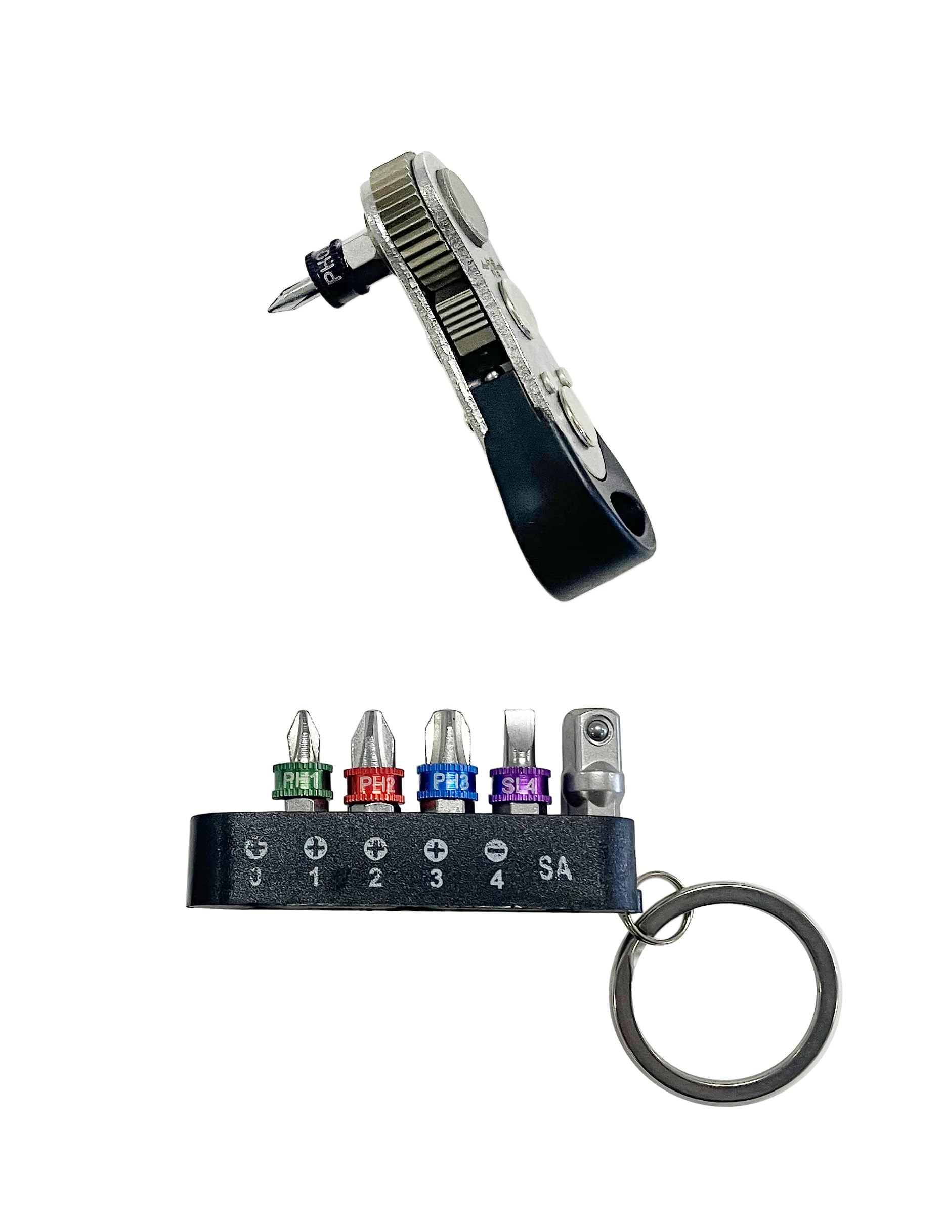 

Arklands Stubby Offset Ratchet Driver Set WIZ’A WZ-SOF7 срібний