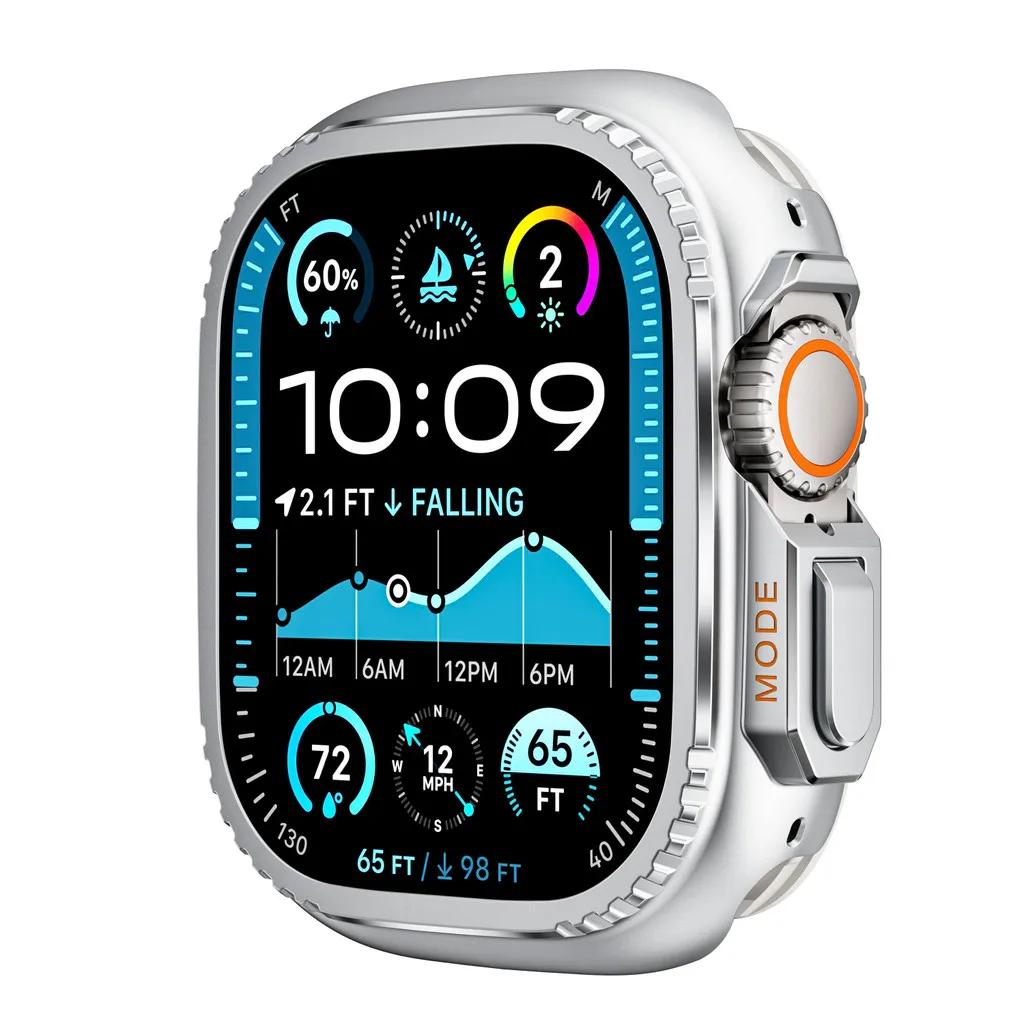 

Luxury Stainless Steel Case+ Strap For Apple Watch Series 11/10 42mm 46 49 45 44mm Metal For Iwatch Ultra3/2/1 9 8 7 6 5 4 SE3/2 49mm Ultra 3