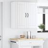 Wall Cabinet LUCCA White 80 X 31 X 80 Cm Particleboard