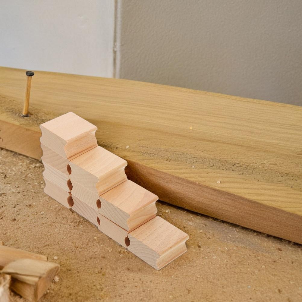 15Pcs Blank Wood Stamp Blocks Carving Crafting Scrapbook DIY Vintage Wooden Stamper Seal Supplies Wooden Stamp Seal