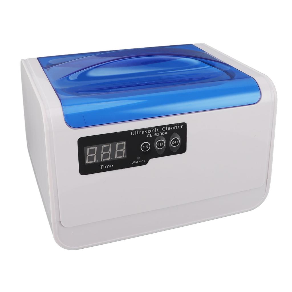 Ultrasound Cleaner 1.4L 70W 304 Stainless Steel Portable Jewelry Cleaning Machine with Timing EU