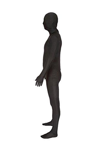 Clearstone Invisible Man Cosplay Halloween Full Body Zentai Suit, Pantex, Unisex, Black