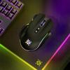 Mysz Bezprzewodowa Defender THUNDER GM-213 Optyczna 1600dpi Czarna RGB AKUMULATOR 8 Przycisków Gaming