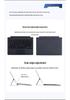 Magnetic Backlit Bluetooth Keyboard for Surface Pro 3-7+