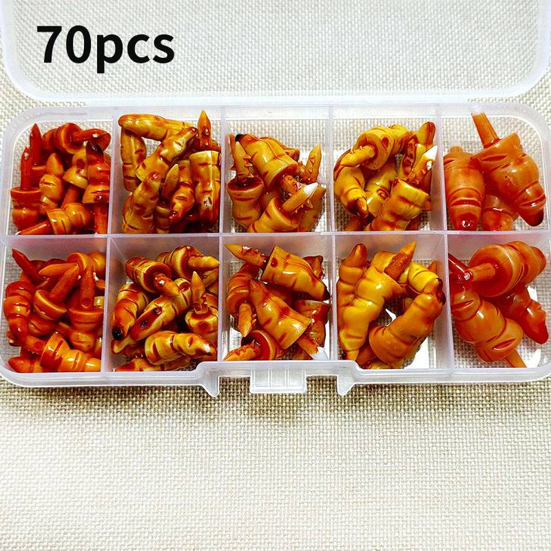 

Craft Snowman Kit Plastic Nose Christmas Decoration Children Diy Accessories 70 Pcs