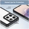 For Motorola Edge 60 Stylus Clear Case Moto Edge 60 Stylus Cover Coque Fundas Hard Translucent Soft Edge Shockproof Phone Bumper