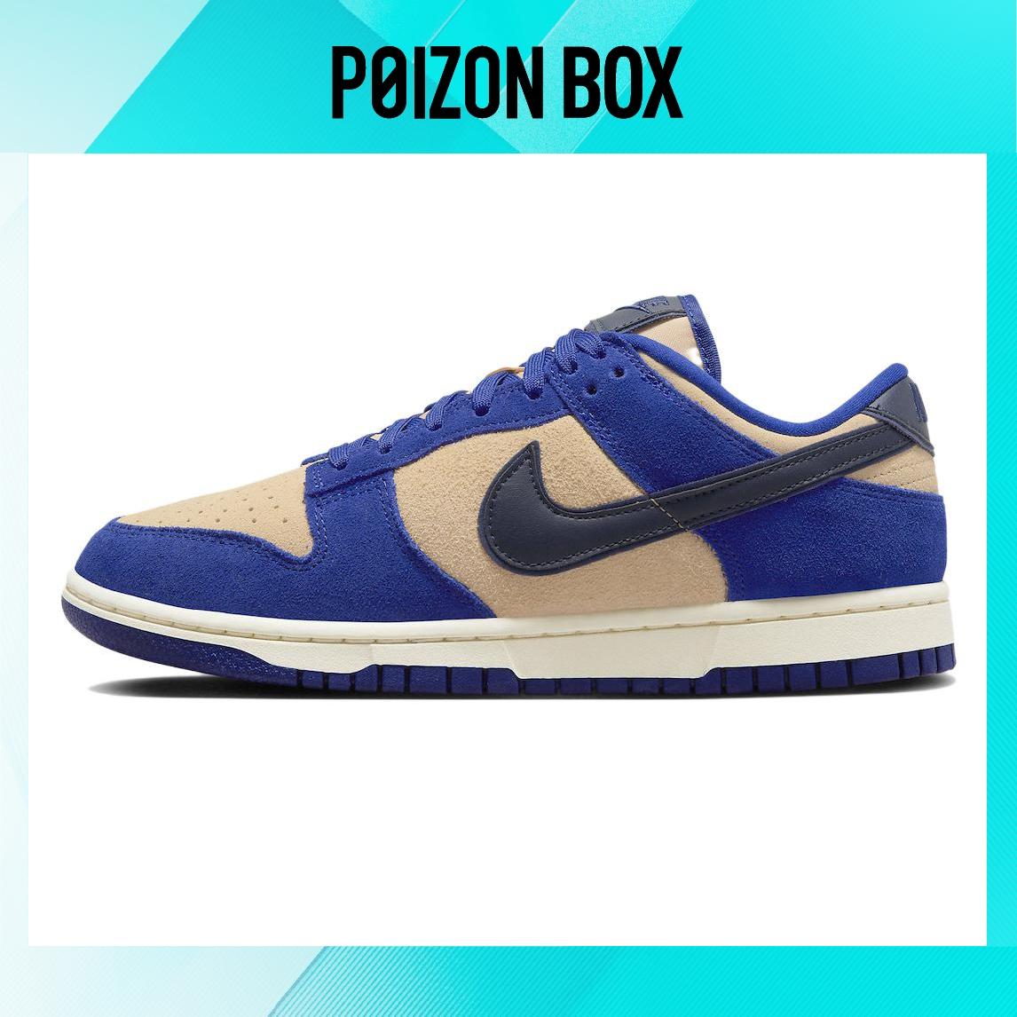 

Female Nike Dunk Low LX Blue Suede (Women s)