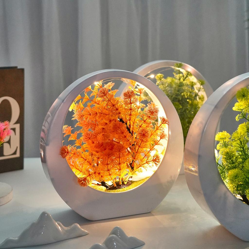 LED Artificial Bonsai Tree,Modern Home Office Decor, Warm Night Light, Festive Gift, Perfect for Various Occasions