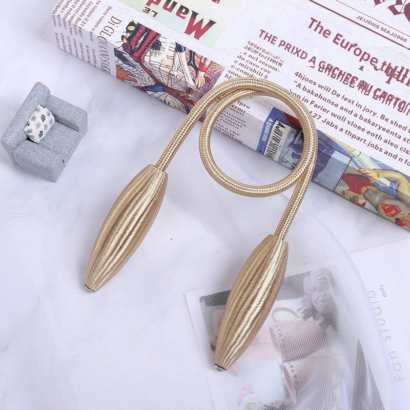 

Гибкие проволочные подхваты для штор Современные декоративные держатели для штор Веревочные стяжки для оформления окон Домашний декор бежевый