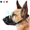 Hundemaulkorb, Weicher Nylon-Maulkorb gegen Herunterfallen, Atmungsaktiver Hundemaulkorb aus Air-Mesh, Trinkbar, Mit Verstellbarem Riemen