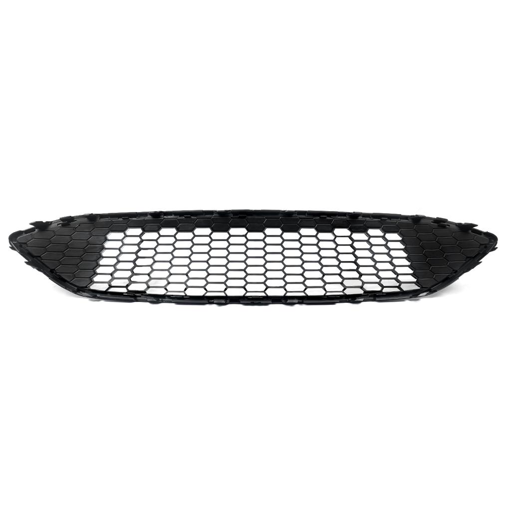 Front Upper Bumper Grille For 2015-18 Ford Focus S SE RS Gloss Black Honeycomb