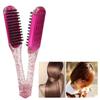 Soft Hair Double Sided Hair Straightener Professional Straightening Brush  Salon Use