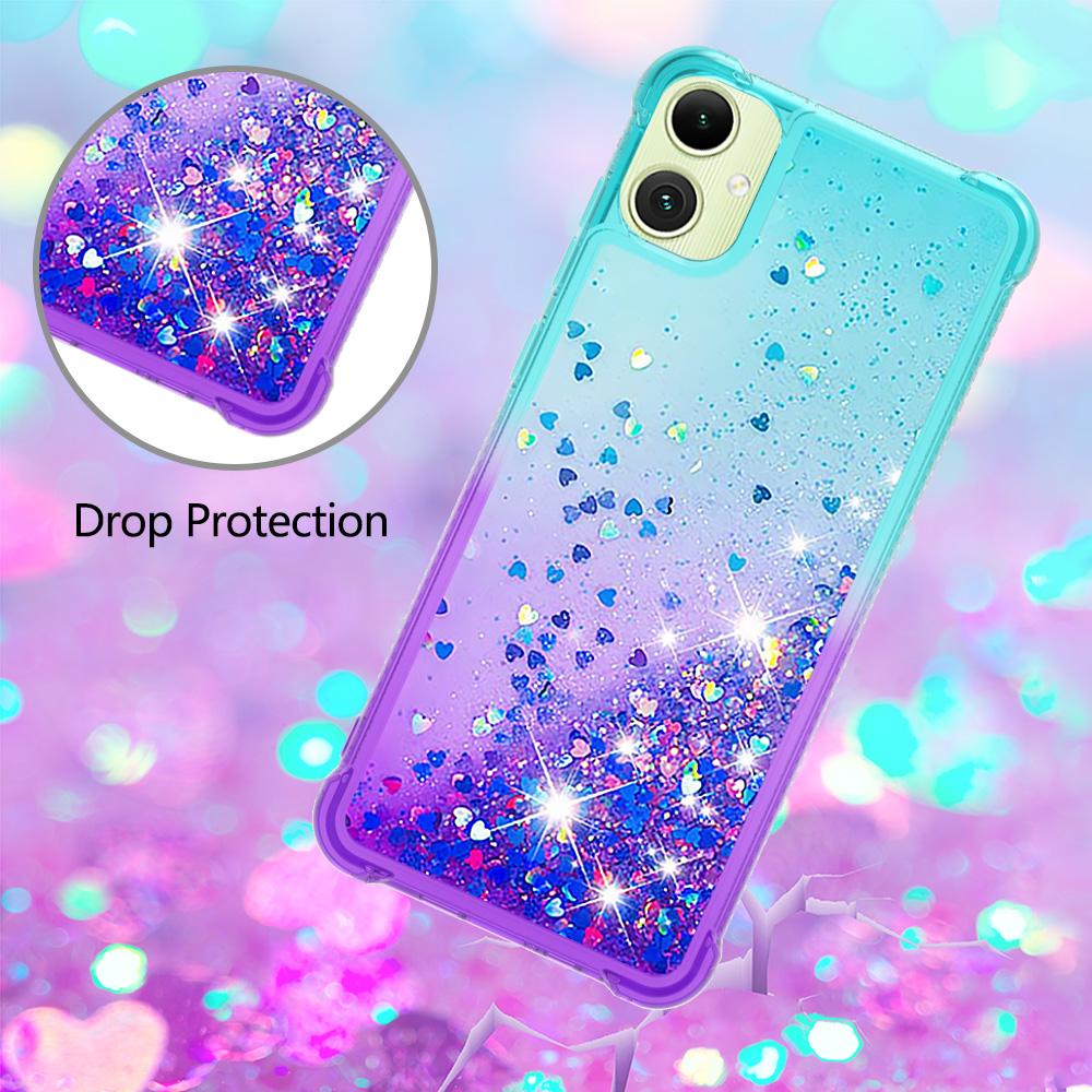 For Samsung Galaxy A05 4G TPU Case Gradient Quicksand Phone Back Cover
