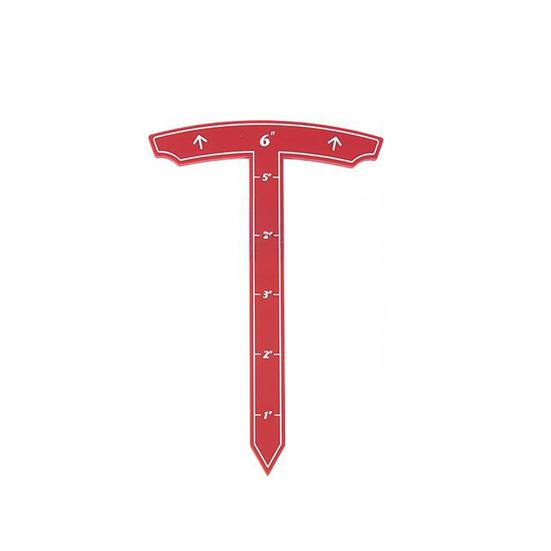 Perimeter Measurement Stick Acrylic Depth Measuring Tool T Shape Measuring Ruler for Tabletop Wargames Accurate Gaming Measurement