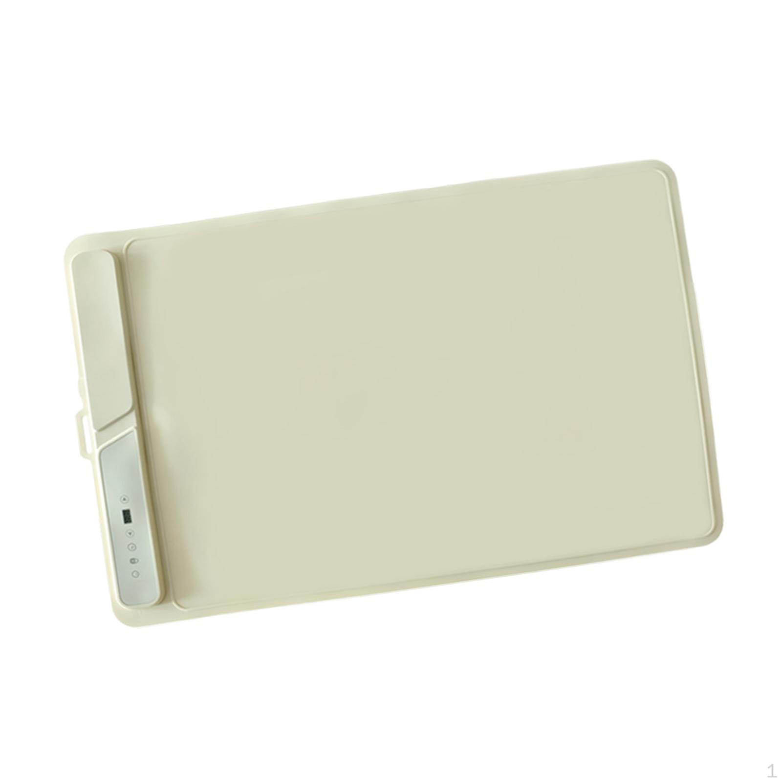 

Коврик для подогрева пищи Поддержание тепла Контроль температуры Складной электрический поднос Синий белый