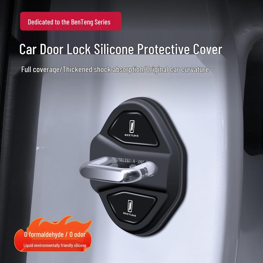 Silicone Door Shock Absorbing Pads & Waterproof Covers for Bestune B70/T55 and T77/T90 Cars