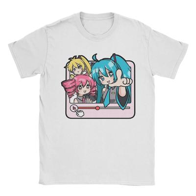 Triple Baka Kasane Teto Akita Neru VOCALOID Playlist Song T Shirt  100% Cotton Vintage T-Shirts  Short Sleeve Clothing