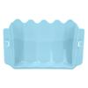Simple Plastic Grass Feeder Pet Hay Bowl Dish Rack Holder Rabbit Rat(Blue)