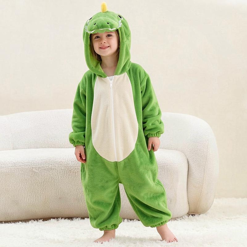 Michley Kids & Teens Animal Flannel Onesie - Homewear & Party Outfit